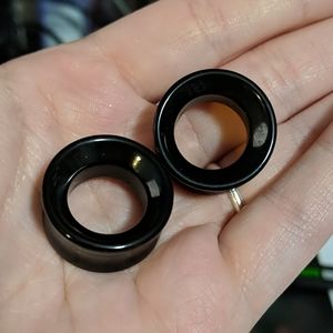 🌛 Black Stone gauges 7/8"